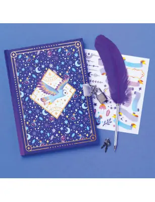 Zestaw kreatywny Sekretna księga Magic School 7+, Janod