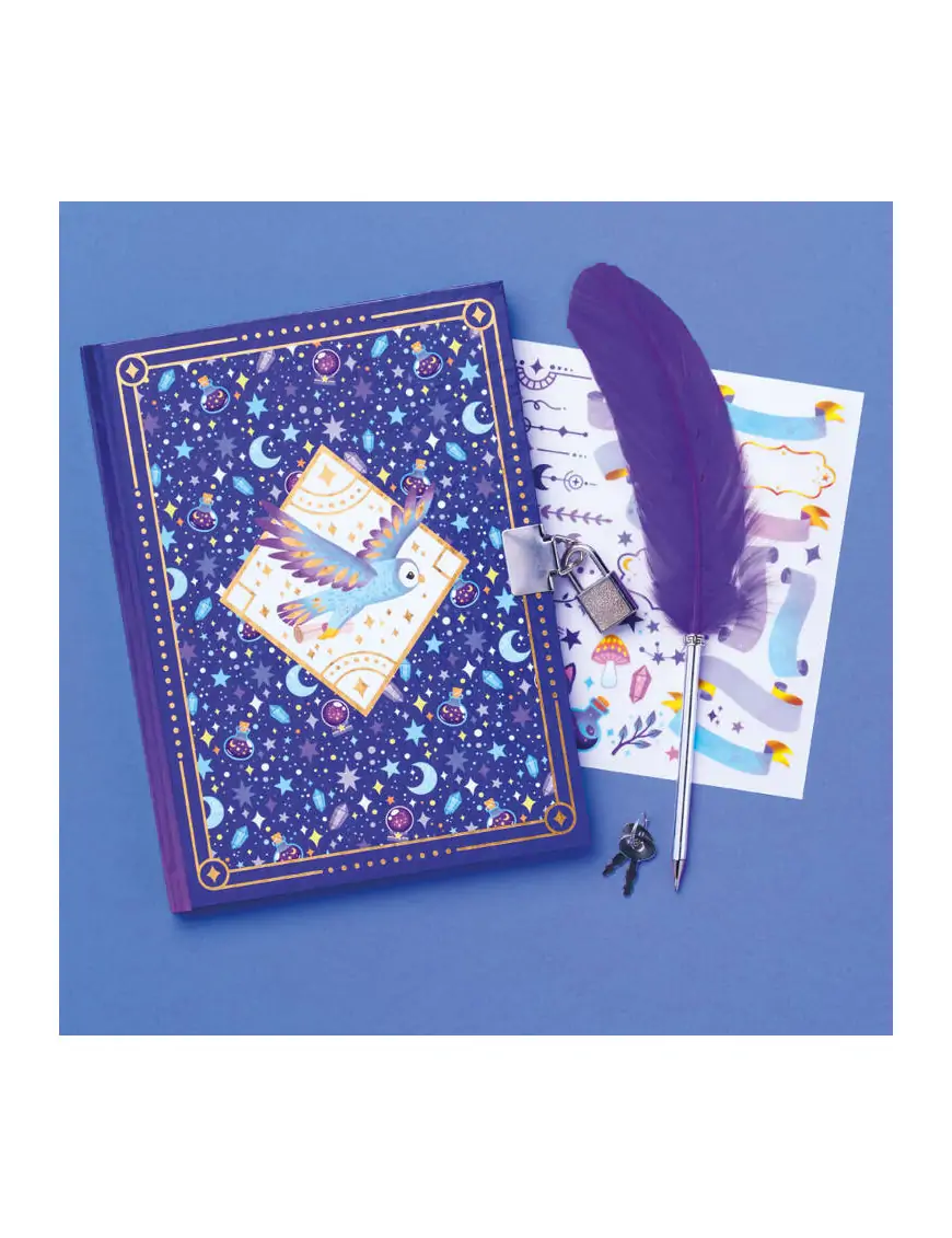 Zestaw kreatywny Sekretna księga Magic School 7+, Janod