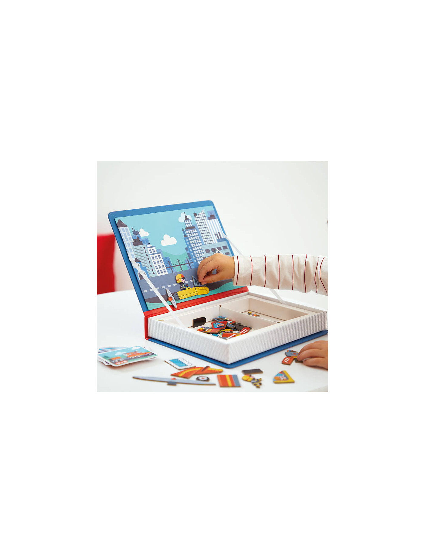 Magnetyczna układanka Straż pożarna Magnetibook 3-8 lat, Janod