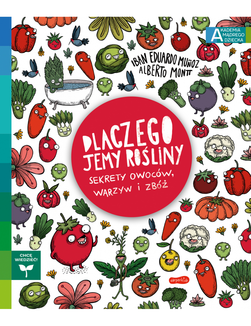 Dlaczego jemy rośliny? Sekrety owoców, warzyw i zbóż. Akademia mądrego dziecka. Chcę wiedzieć