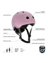 SCOOTANDRIDE Kask dla dzieci (XXS-S oraz S-M) Rose SCOOTANDRIDE Kask dla dzieci (XXS-S oraz S-M) Rose