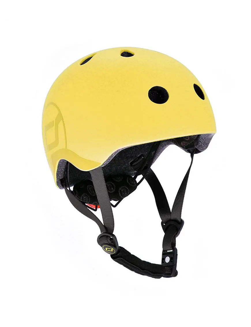 SCOOTANDRIDE Kask dla dzieci (XXS-S oraz S-M) Lemon