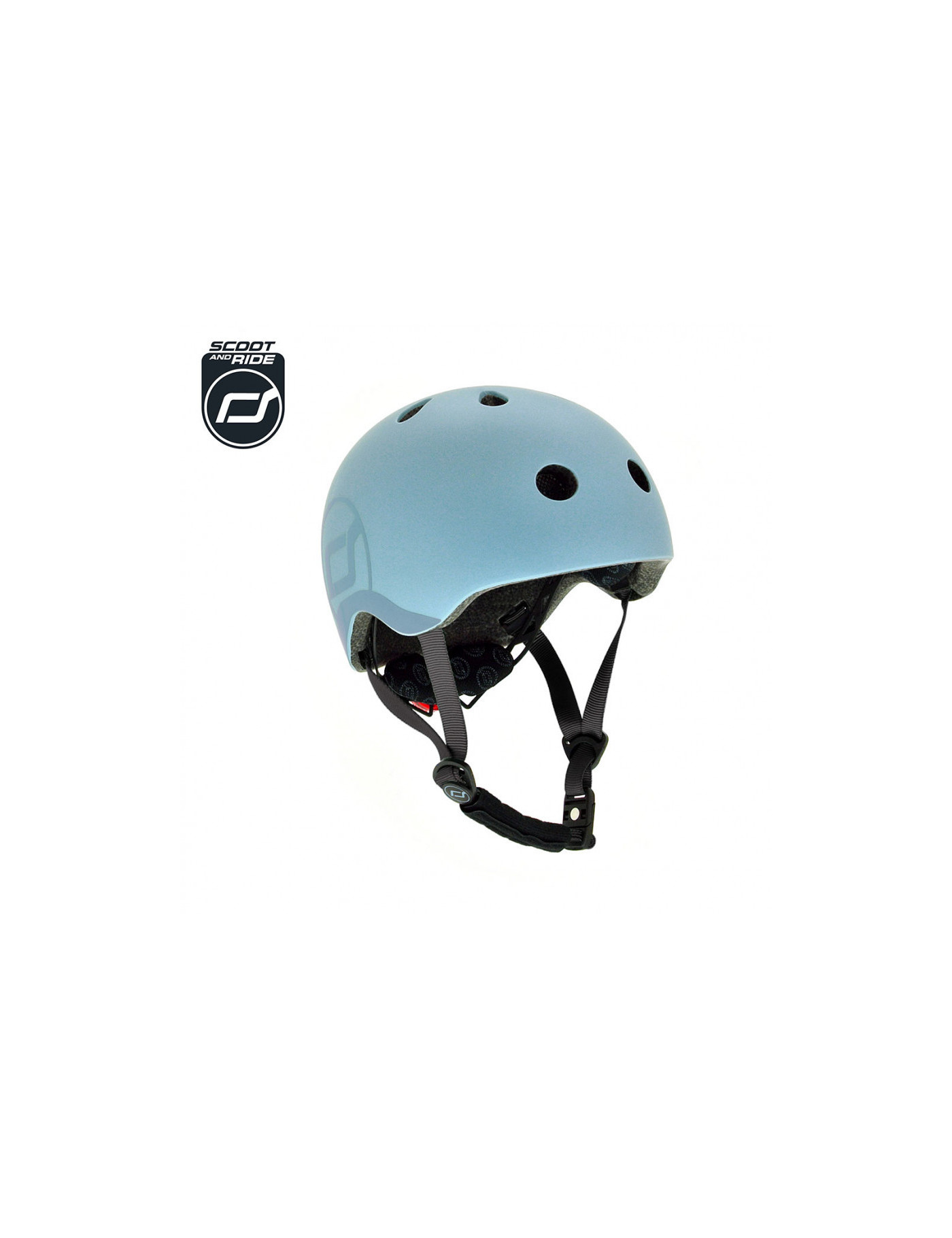 SCOOTANDRIDE Kask dla dzieci (XXS-S oraz S-M) Steel SCOOTANDRIDE Kask dla dzieci (XXS-S oraz S-M) Steel