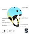 SCOOTANDRIDE Kask dla dzieci (XXS-S oraz S-M) Blueberry SCOOTANDRIDE Kask dla dzieci (XXS-S oraz S-M) Blueberry