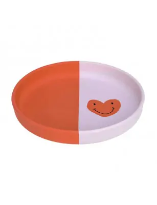 Lassig Talerzyk silikonowy dla dzieci Happy Rascals Heart lavender