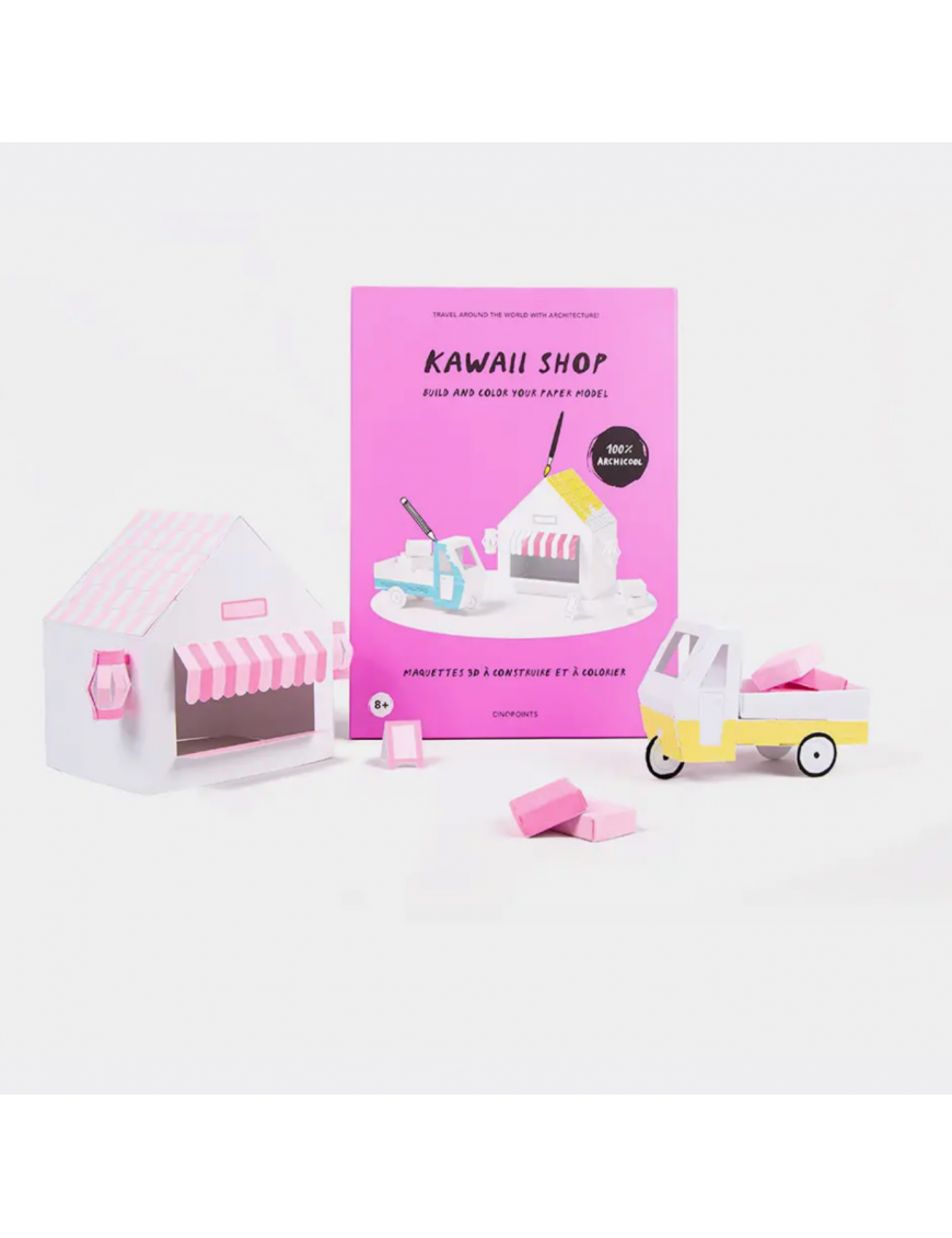 Cinqpoints, Papierowy model 3D Kawaii Shop