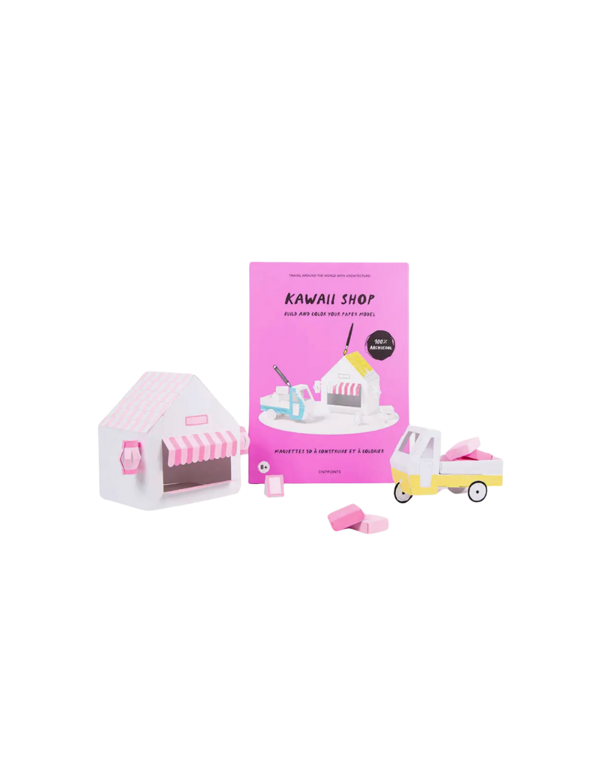 Cinqpoints, Papierowy model 3D Kawaii Shop