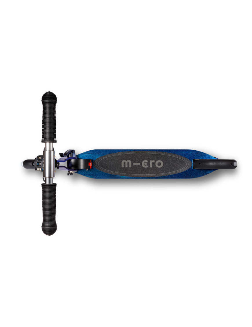 Micro Sprite Led PEARL BLUE - Hulajnoga ze świecącymi kółkami Stripe