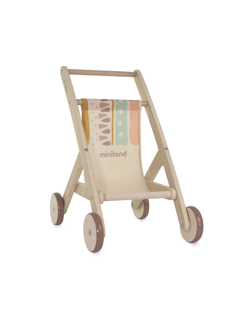 Drewniany wózek dla lalek Miniland