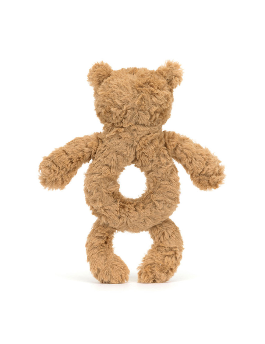 Miś Bartłomiej Grzechotka Brązowa 18 cm Jellycat