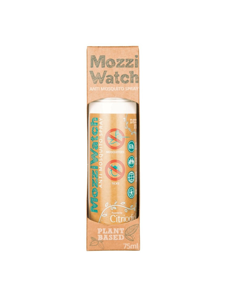 Naturalny spray na komary i kleszcze, ochrona do 6h, 75ml, MozziWatch