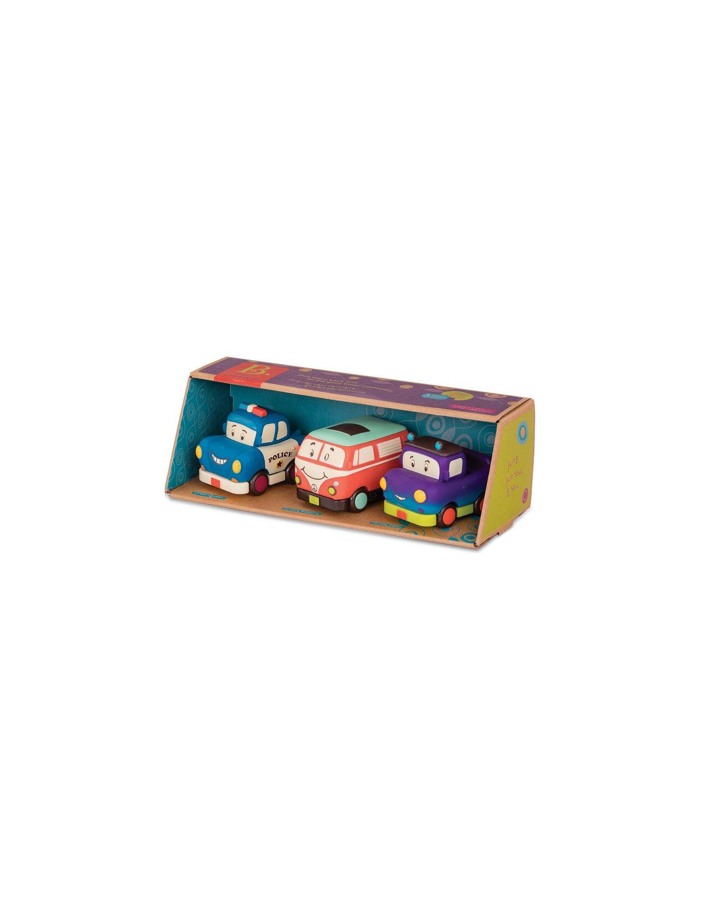 Mini Wheeee-ls! – zestaw 3 mini autek z napędem Mini Wheeee-ls! – zestaw 3 mini autek z napędem