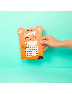 Kolczyki dla dzieci 104 sztuki - KAWAII OMY