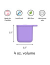 OMIE OMIEDIP dwa szczelne pojemniczki, purple orange