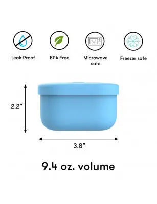 Omie OMIESNACK pojemnik na przekąski, blue