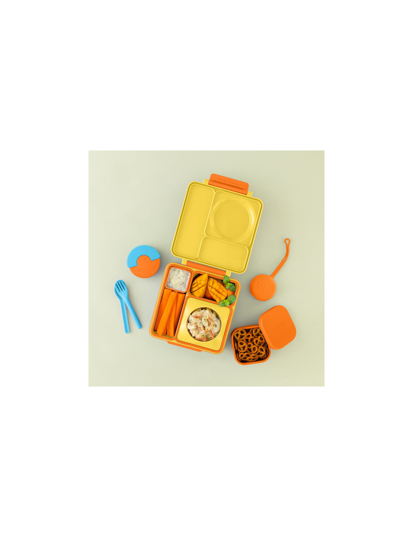 Omie OMIESNACK pojemnik na przekąski, orange Omie OMIESNACK pojemnik na przekąski, orange