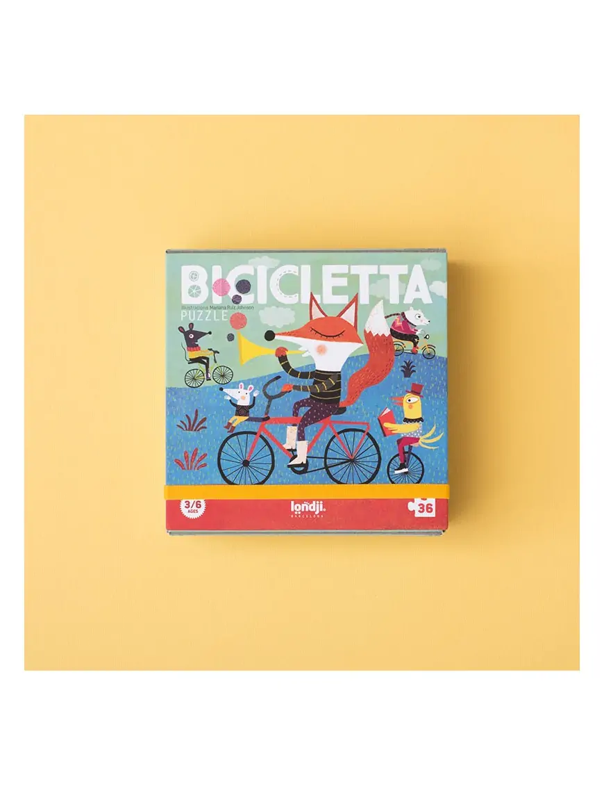 Puzzle dla dzieci, Na rowerach, Bicicletta | Londji