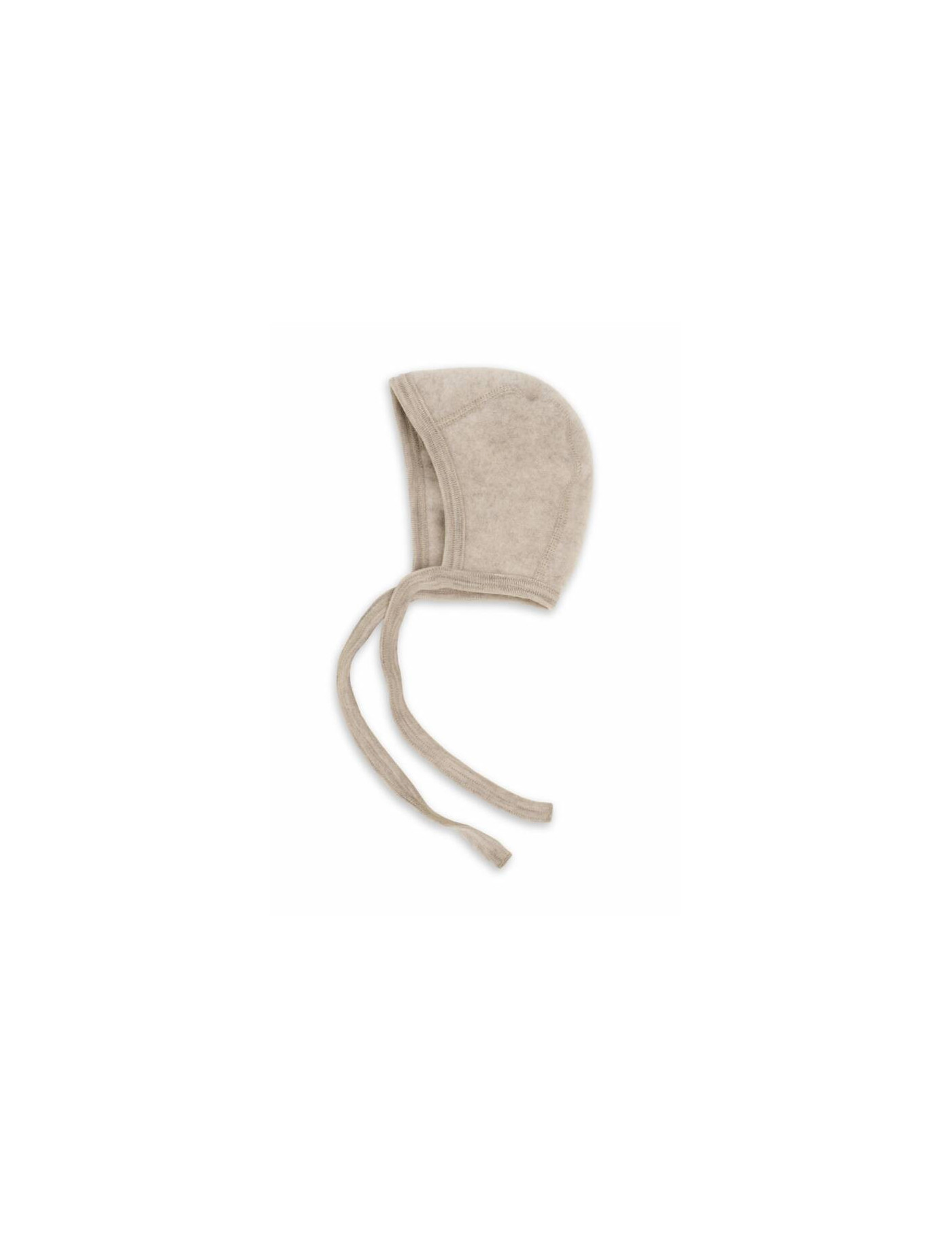 Engel, ciepła bonetka z 100% wełny merino Sand