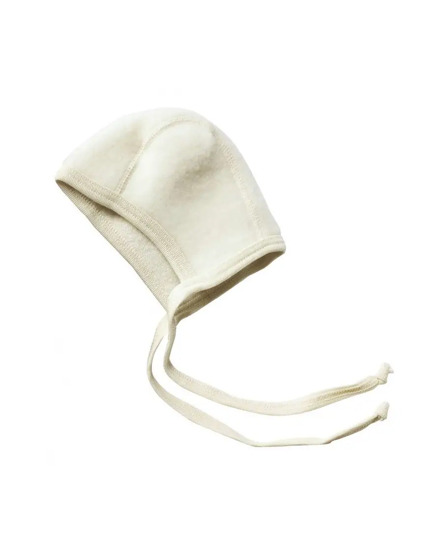 Engel, ciepła bonetka z 100% wełny merino natural