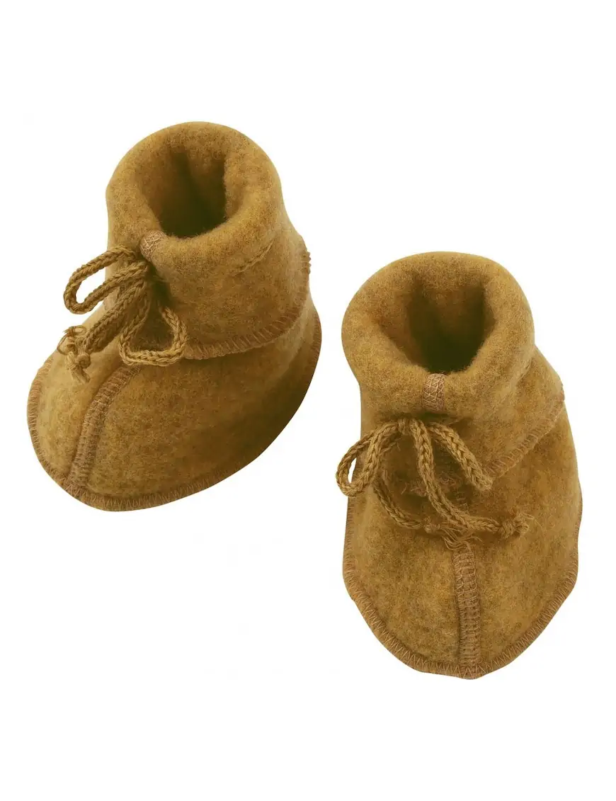 Ciepłe buciki 100% wełna merino Saffran, Engel