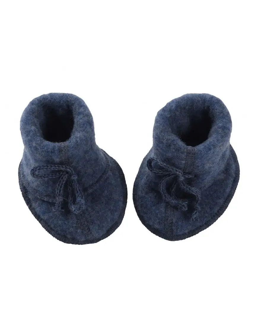 Ciepłe buciki 100% wełna merino Blue, Engel