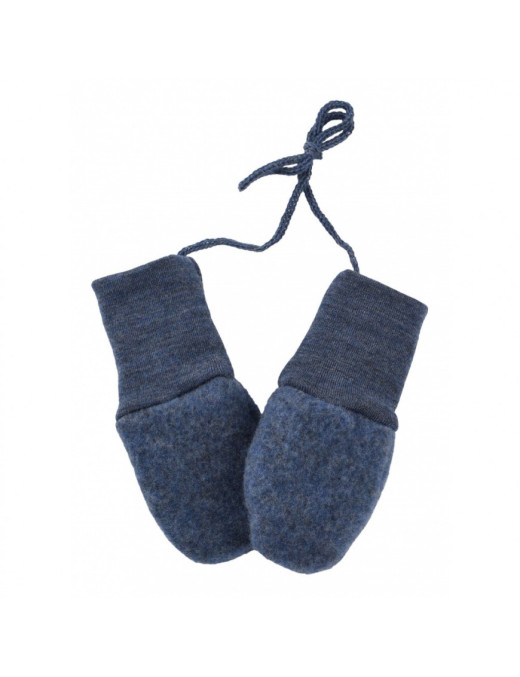 Ciepłe rękawiczki 100% merino blue, Engel