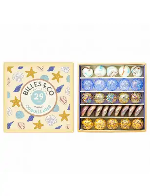 Billes & Co, Szklane kulki MUSZELKI MINIBOX
