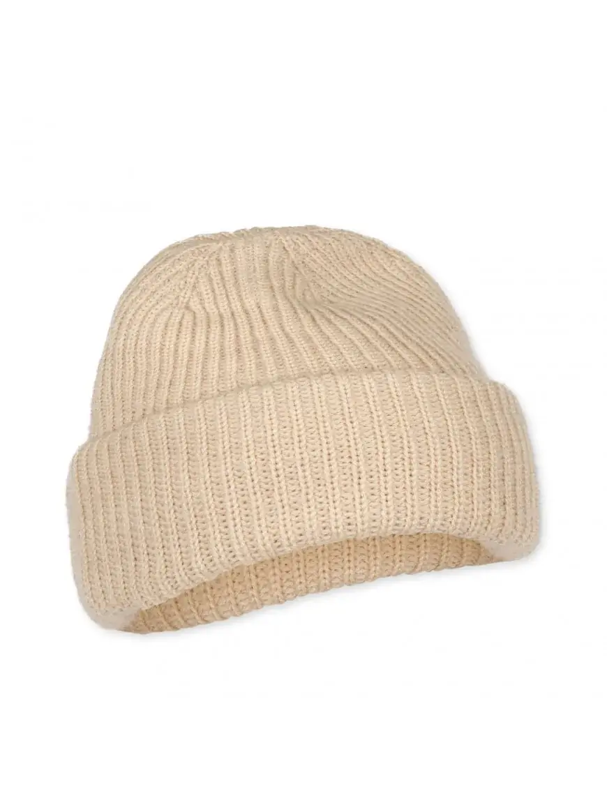 Czapka 100% wełna merino, Vitum, Almond Milk, Konges Slojd