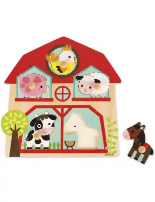 Janod Puzzle muzyczne Mieszkańcy farmy