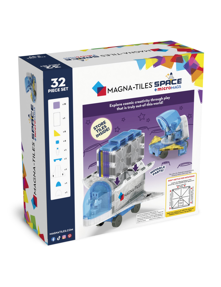 MAGNA-TILES® Klocki Magnetyczne Kosmos 32 el. MAGNA-TILES® Klocki Magnetyczne Kosmos 32 el.