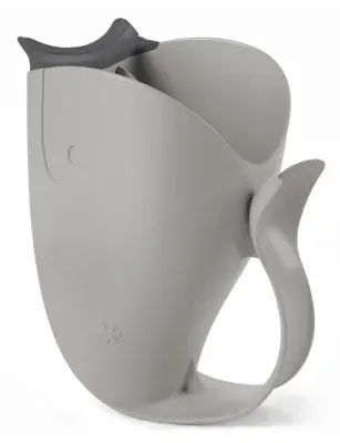 Skip Hop Kubek do Mycia Głowy Wieloryb Moby Grey