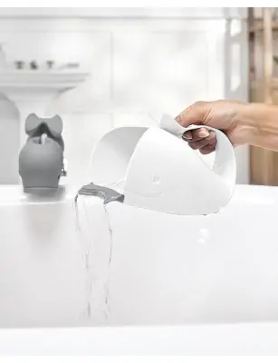 Skip Hop Kubek do Mycia Głowy Wieloryb Moby White
