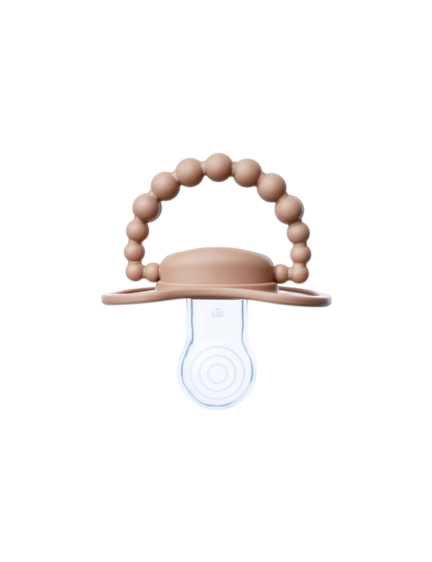 Smoczek pozycjonujący LUU Kids Milk Hazelnut