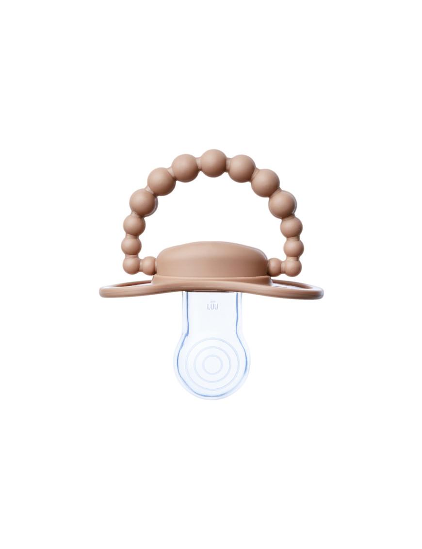 Smoczek pozycjonujący LUU Kids Milk Hazelnut