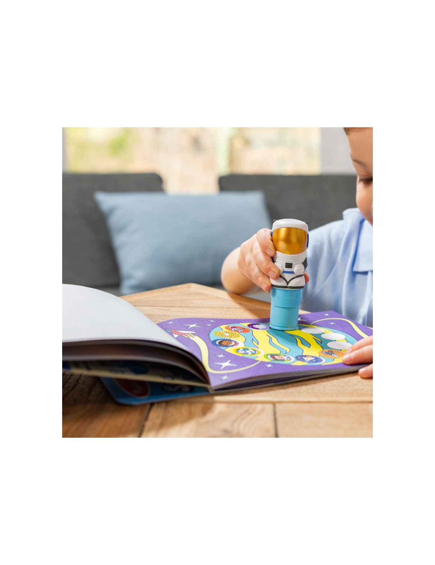 Sticker WOW! stempelki z naklejkami Astronauta, Melissa & Doug
