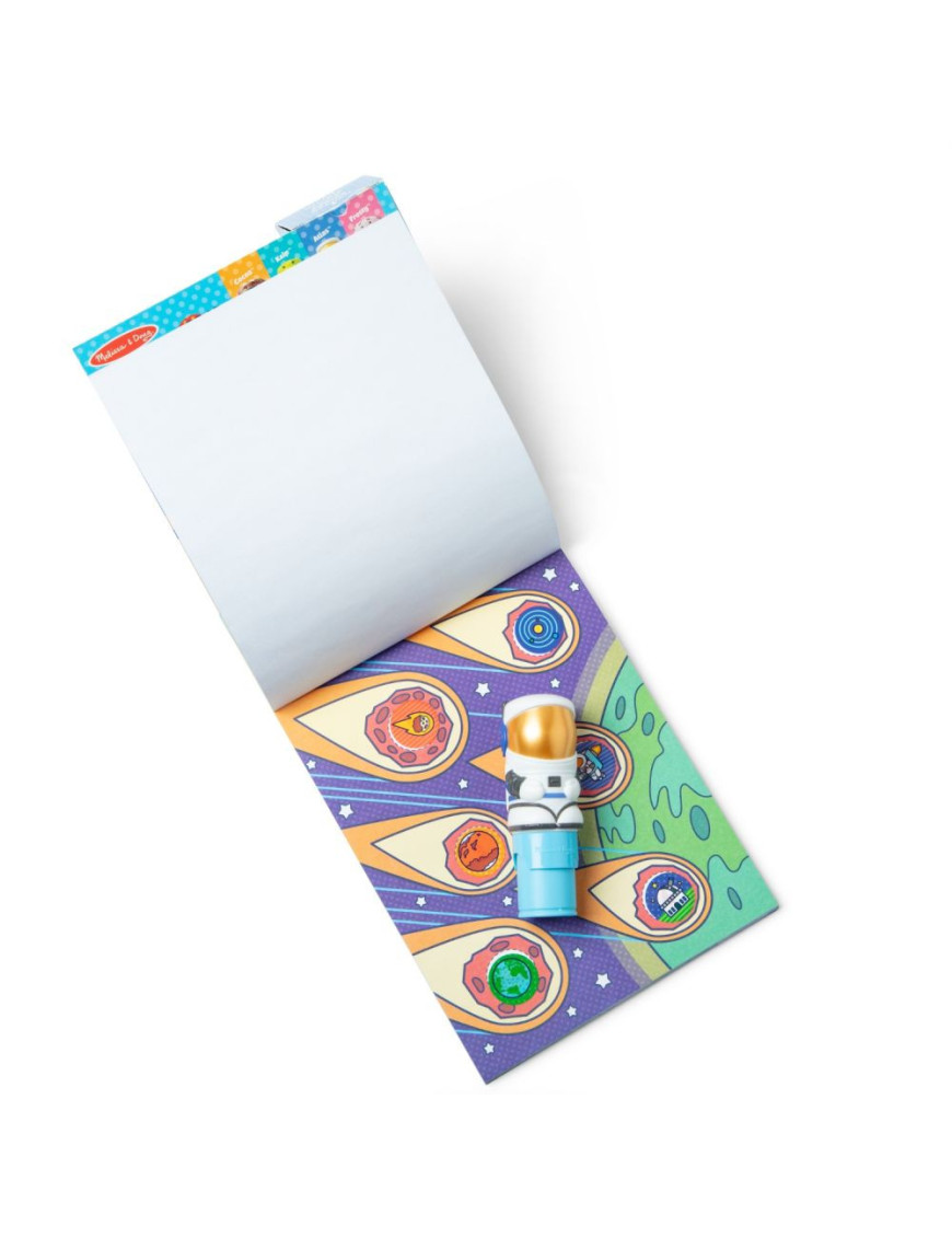 Sticker WOW! stempelki z naklejkami Astronauta, Melissa & Doug