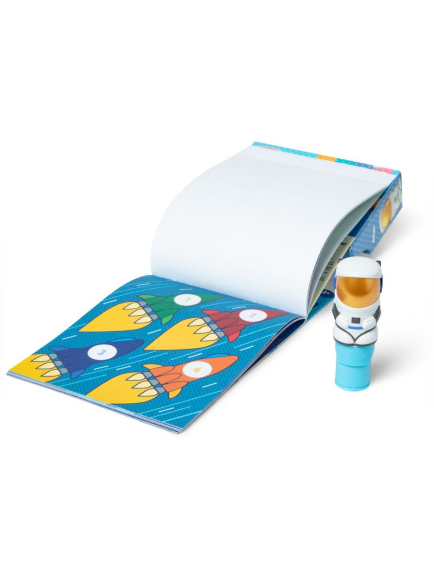 Sticker WOW! stempelki z naklejkami Astronauta, Melissa & Doug