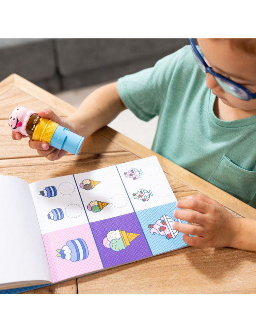 Sticker WOW! stempelki z naklejkami Lody, Melissa & Doug
