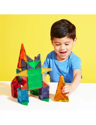 MAGNA-TILES® Klocki Magnetyczne COMBO microMAGS 62 el.