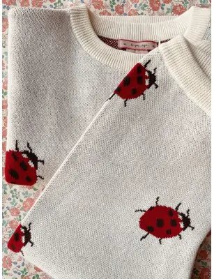 Spodnie w biedronki - LAPIS LADYBUG Konges Sløjd