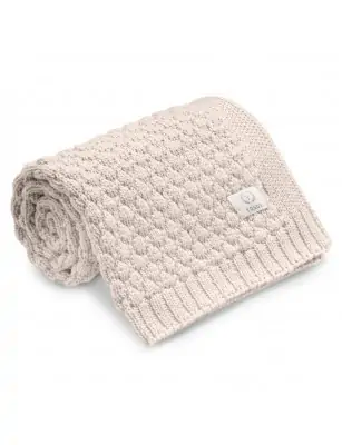 Koc dziany 100% merino wool BUBBLES cappuccino YOSOY