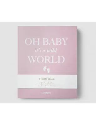 Fotoalbum Baby It's a Wild World pink