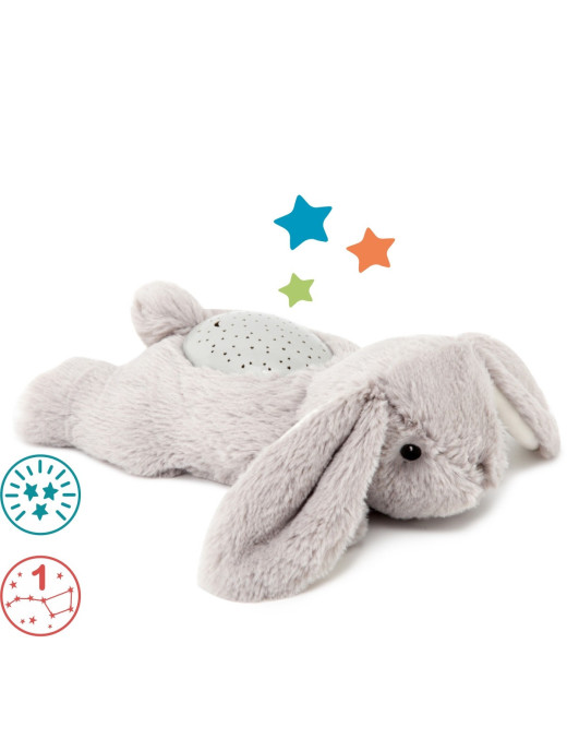 Pluszowy projektor dla dzieci - Królik Benny - przyjaciel do snu - Cloud b® Dream Buddies™