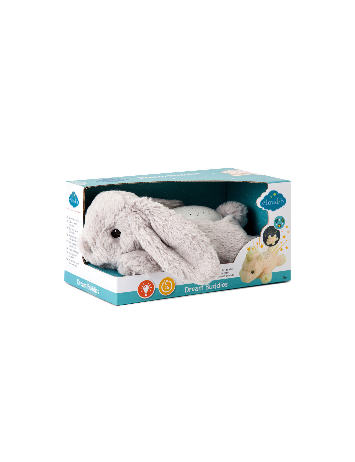 Pluszowy projektor dla dzieci - Królik Benny - przyjaciel do snu - Cloud b® Dream Buddies™ Pluszowy projektor dla dzieci - Królik Benny - przyjaciel do snu - Cloud b® Dream Buddies™