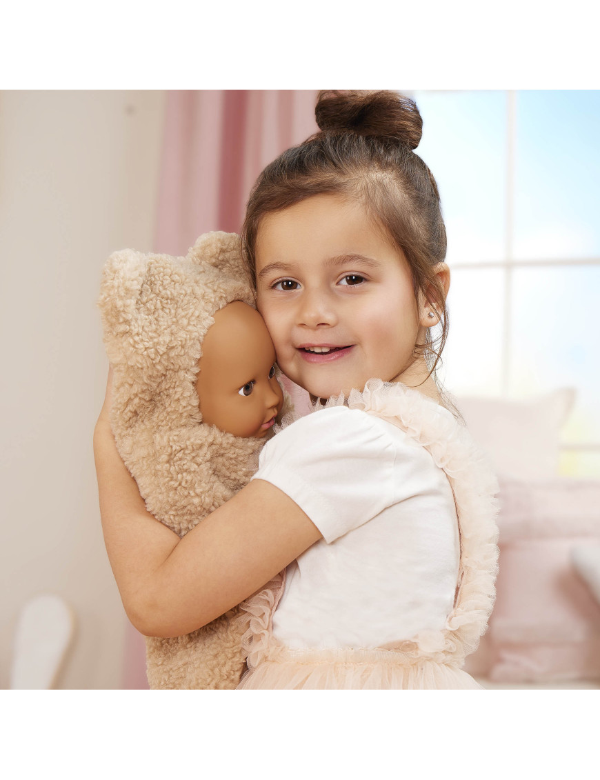 Lalka NIEMOWLĘ, z misiowym BECIKIEM LullaBaby