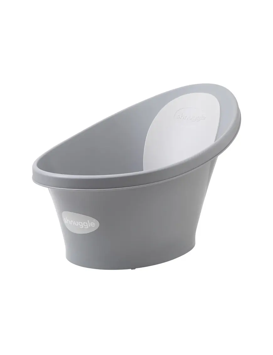 Shnuggle Wanienka dla Niemowlaka z Odpływem Baby Pebble Grey