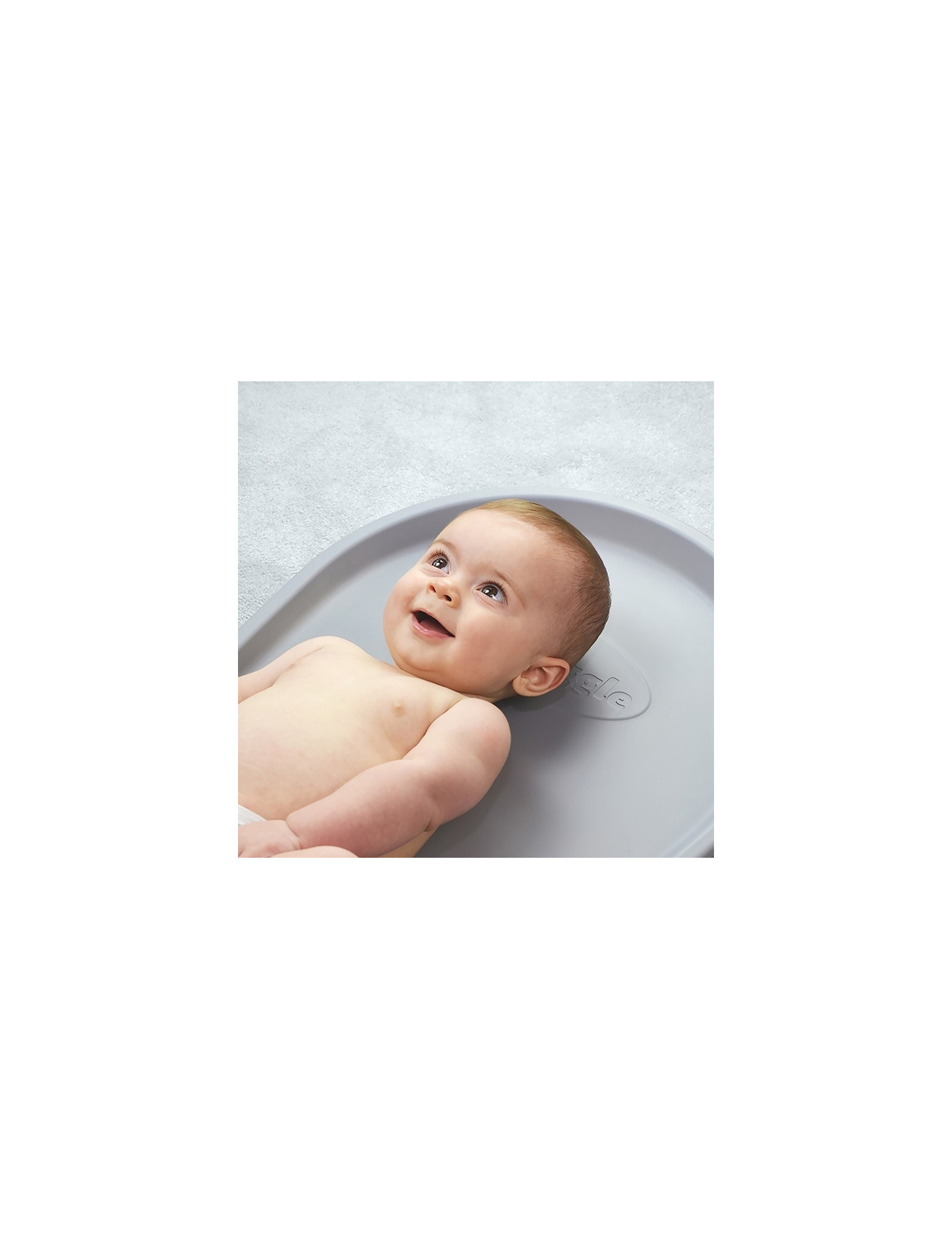 Shnuggle Mata do Przewijania z Pianki Squishy Grey