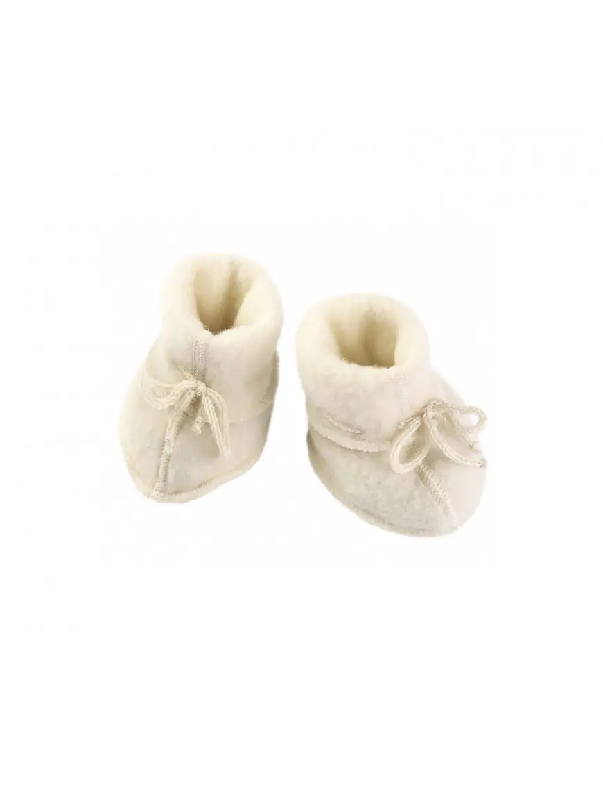 Ciepłe buciki 100% wełna merino natural, Engel