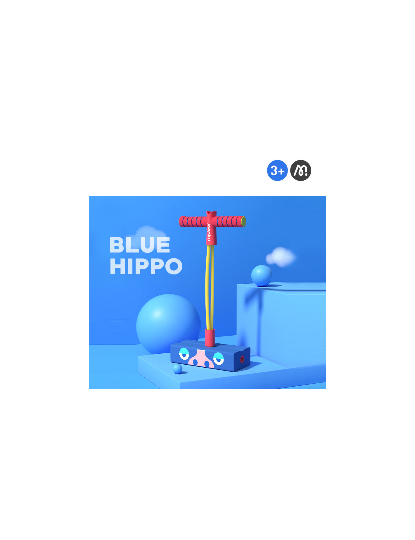 Skoczek Pogo z dżwiękiem mideer