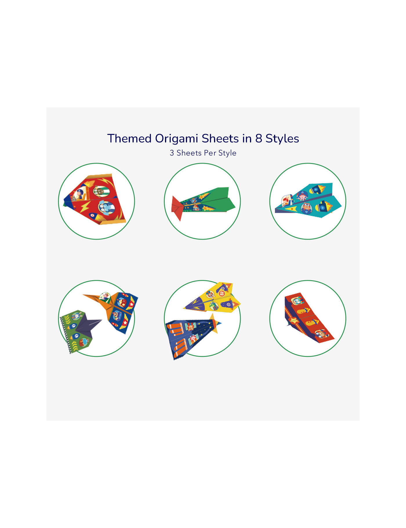 Origami – Papierowe samoloty mideer